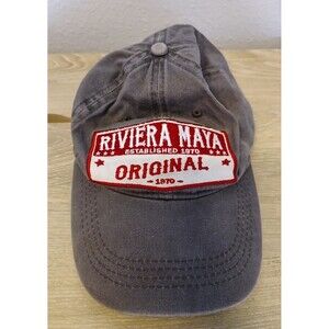 Riviera Maya ORIGINAL EST 1970 Hat Cap Caribbean Side Adjustable StrapBack
